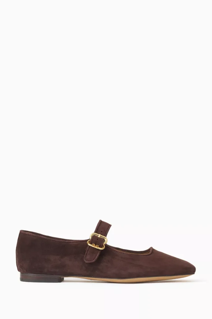 Delissa Classic 40mm Heel Leather Shoes
