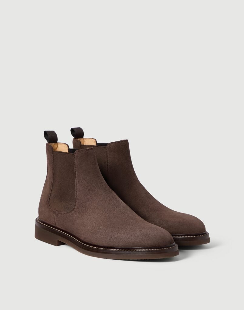 Suede Chelsea boots